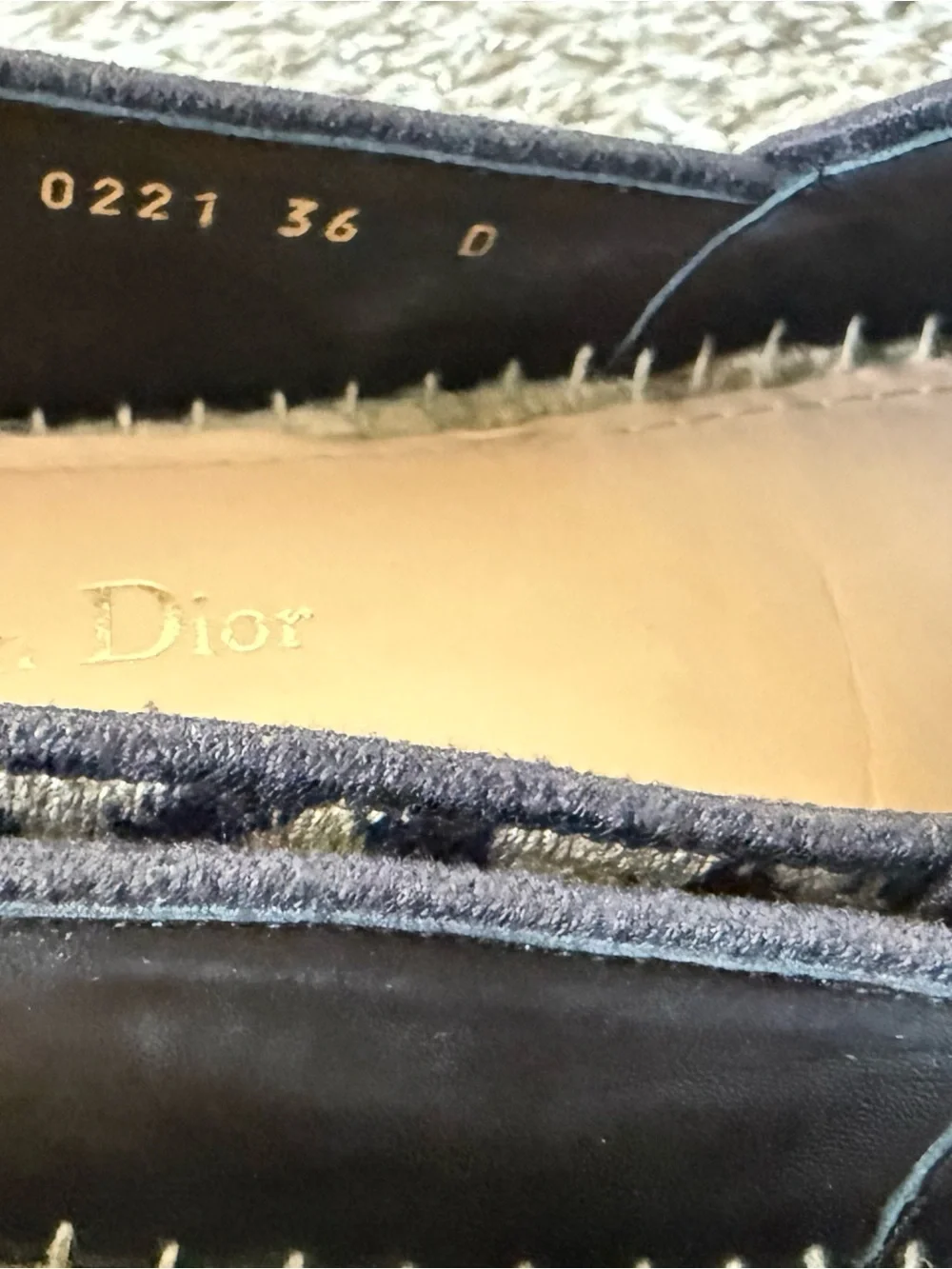 Dior espadrilles bold
